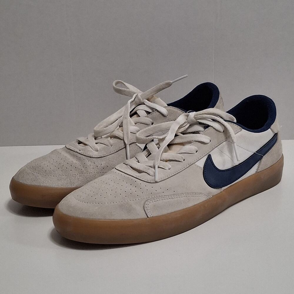 Nike SB Heritage Vulc Low Summit White Navy Gum Mens 11 Skate CD5010-102